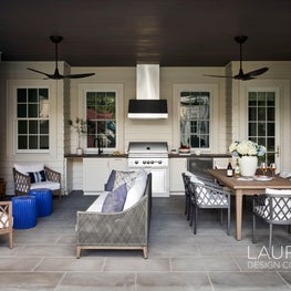 Complete with a pool and veranda, Colonial Drive's backyard is the perfect venue for summer gatherings with family and friends!