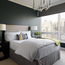 Cathedral District Residence Transitional Guest Bedroom 