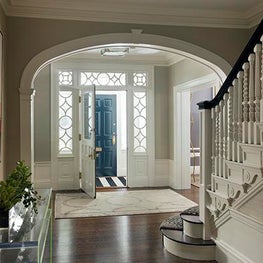 Historic Chestnut Hill Foyer with Architectural Details