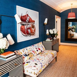 Large Scale Art and Bright Walls Enteryway 