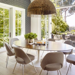 Pacific Palisades Eating Area in Kitchen