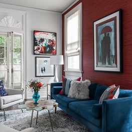 Contemporary Cottage Living Room