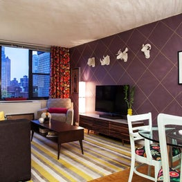 Funky Upper East Side Living Room