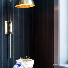 Luxury Master Bedroom Side Lamp & Table