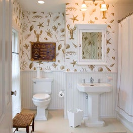 Bathroom at Big Pink, Pemaquid Point