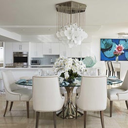 Palm Beach Paradise Dining Room - Annie Santulli Interior Design 