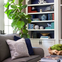 Greenwood Village Detail Great Room Bookshelves