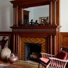 Harlem Townhouse - Back Sitting Room Fireplace