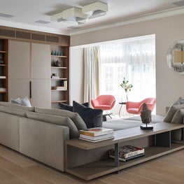 Kensington Townhouse Exterior Ground Floor Open Living Area