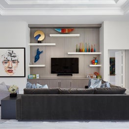 Contemporary Artist Retreat Living Room