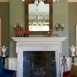 North Shore Estate Living Room Vingnette