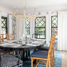 Portfolio: Dining room with rustic, modern details