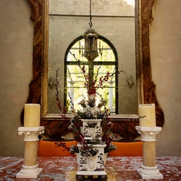 Tuscan Villa Style Home Inspired by Italian Classicism - Dining 