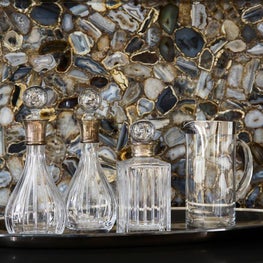 Kensington Townhouse Exterior Ground Floor Dining Area and Bar Detail (Agate)