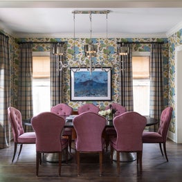 Pattern Filled Dining Room