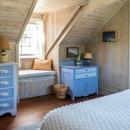 Traditional Maine summer cottage bedroom
