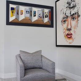 Contemporary Artist Retreat Living Room