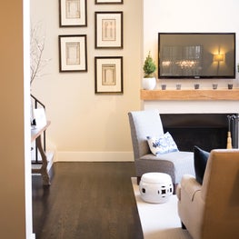Living Room in West Side Duplex