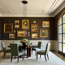 Art Decorated Dining Room
