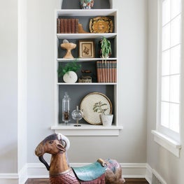 Vintage styled shelves