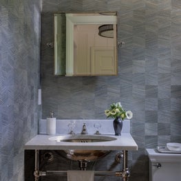 Brookline, Massachusetts Powder Room