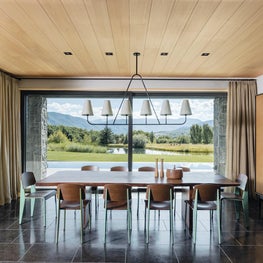 Aspen Modern Retreat Dining Room 