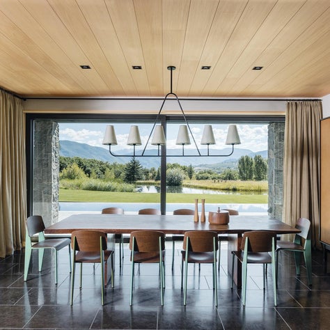 Aspen Modern Retreat Dining Room 