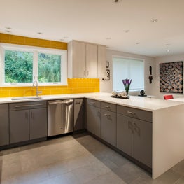 Modern kitchen close-up