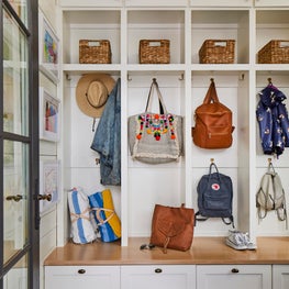 Family Friendly Mud Room 