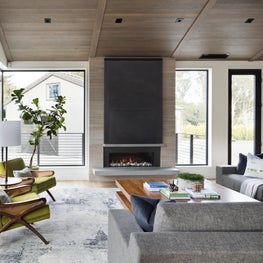   Mid-Century Retreat- Living Room 