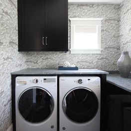 Laundry Room in an Avalon, NJ spec house