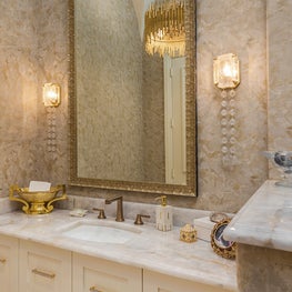 Palm Beach Tropical Paradise Powder Room