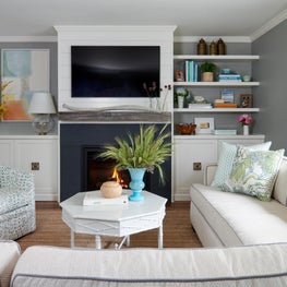 A coastal family room