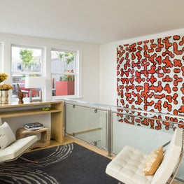 Lounge Space in Logan Circle rowhouse