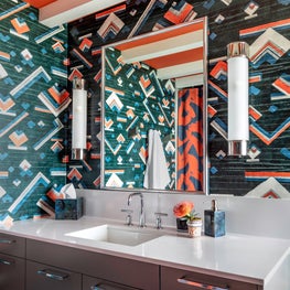 Portfolio: Colorful Bathroom with Several Patterns