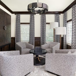 Lush Contemporary Poolside Luxury Sitting Room