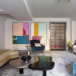 Madison Avenue, custom glass sliding door by Frampton Co 