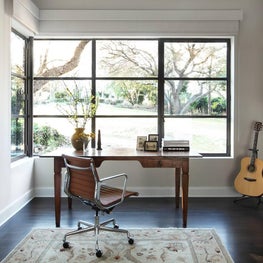 Open Transitional & Eclectic Study - Westlake Hills, Austin, Tx  