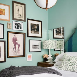 Guest Suite with Artwork Gallery Wall