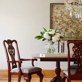 Hinsdale, Traditional Dining Room with modern details