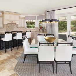 Lush Contemporary Poolside Luxury Kitchen