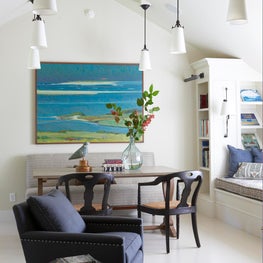 Sitting Room with Window Seat at Chappaquiddick, Martha's Vineyard