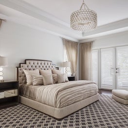 Palm Beach Intracoastal Retreat Master Bedroom