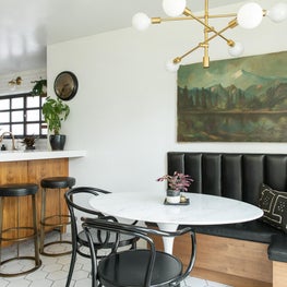 Warm, Vintage, & Modern Kitchen