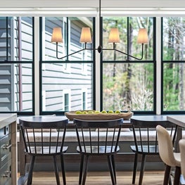 Modern Weston Farmhouse-Kitchen Eating Area