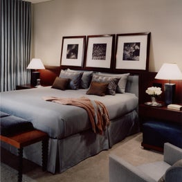 Michigan Avenue Apartment Master Bedroom