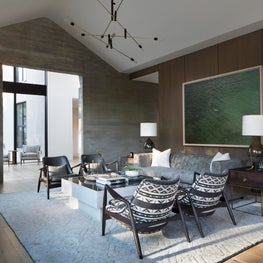   Mid-Century Retreat- Great Room and Artwork 