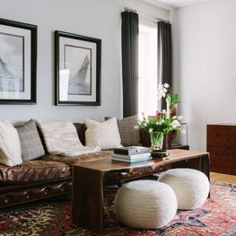 Portfolio: Refined-Vintage Living Room