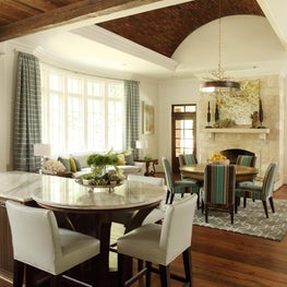 Transitional Kitchen and Keeping Room