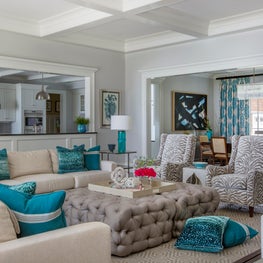 Great Room View showing Kitchen